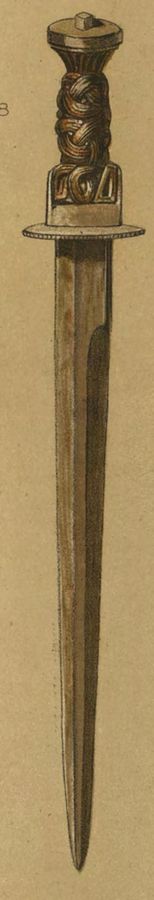 Highland dirk with a disc guard