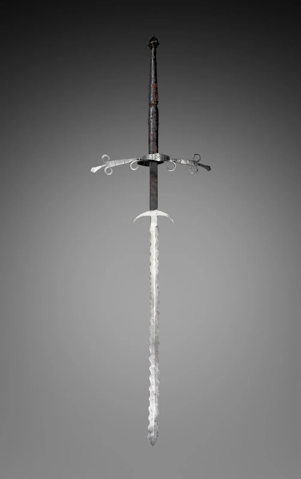 Two-Handed Sword with Flamboyant Blade