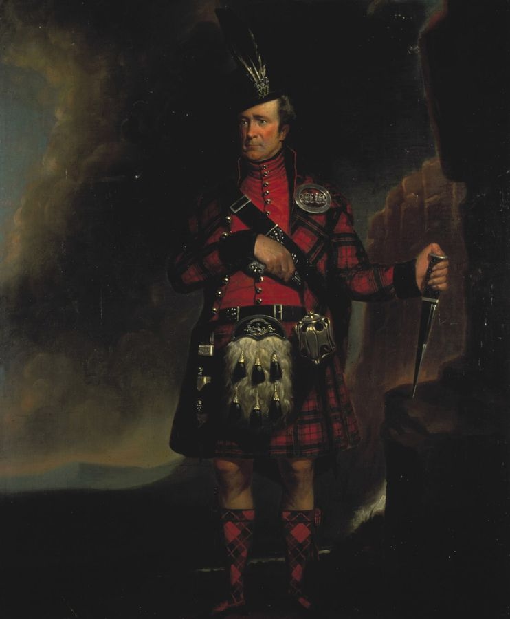 Archibald MacNab (1777–1860), 13th Laird of MacNab, unknown artist, c. 1830