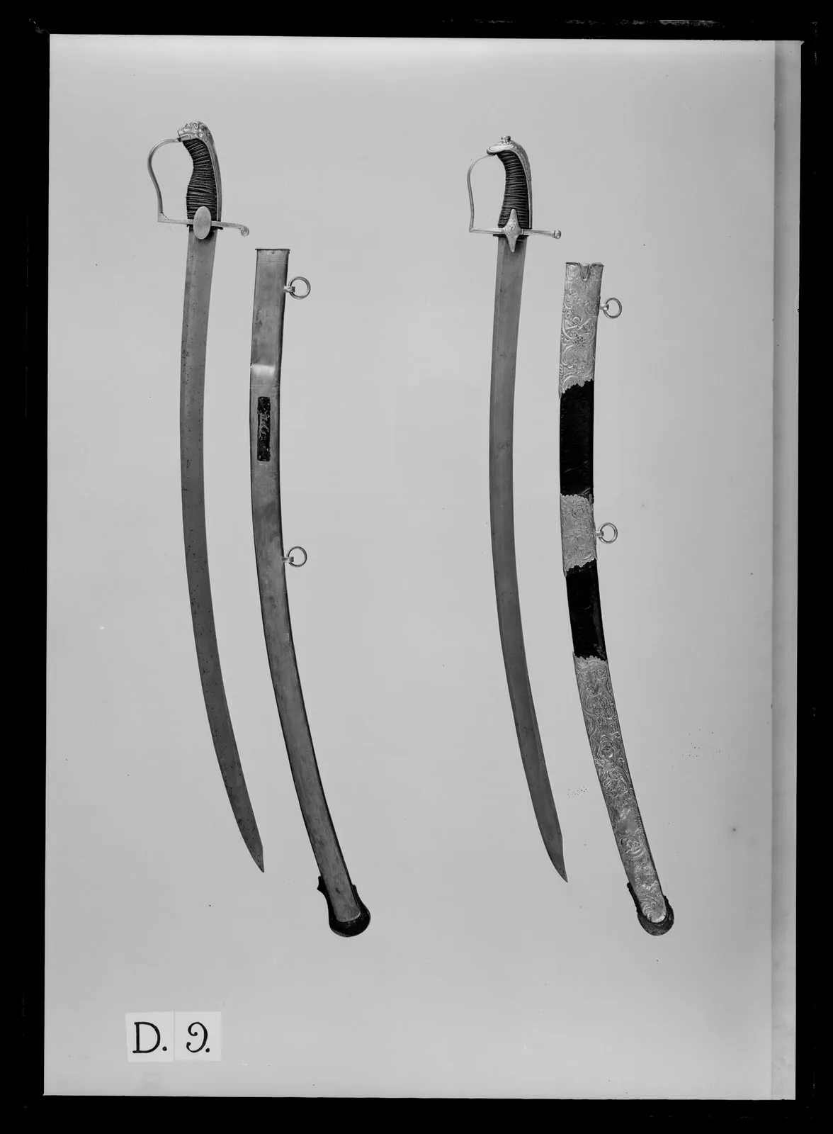 Husarofficerssabel, Solingen 1700-talets senare hälft.