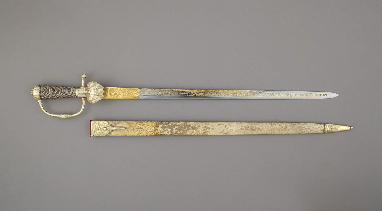 Hunting Sword with Scabbard