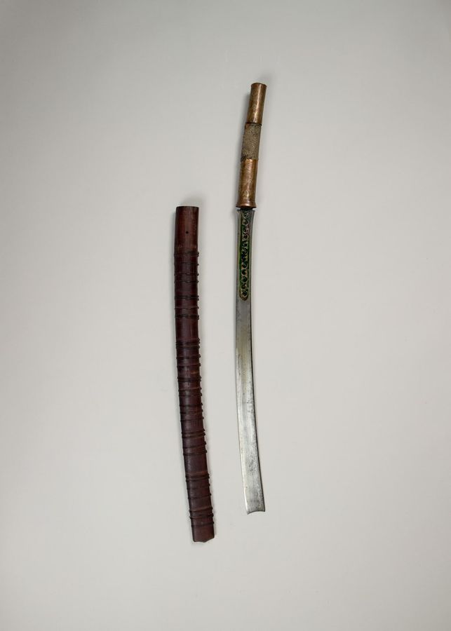Sword (Dha) with Scabbard