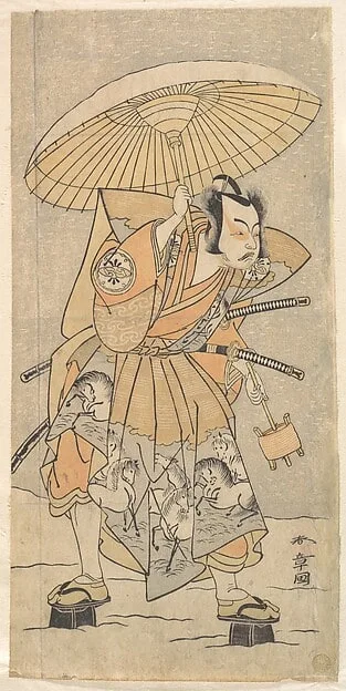 The Second Nakamura Juzo as a Samurai