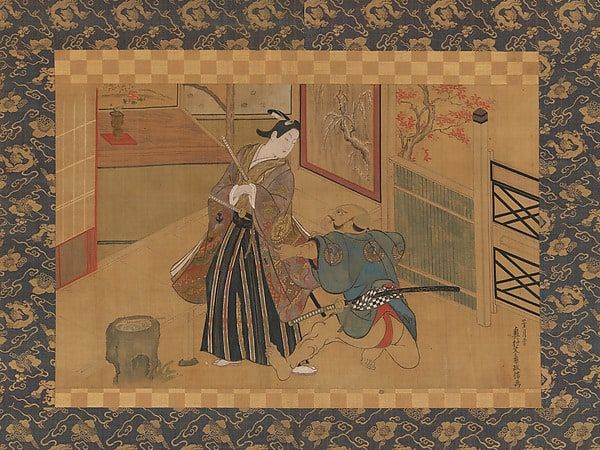 Kabuki Play Kusazuribiki from the Tales of Soga (Soga monogatari)
