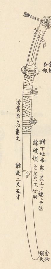 Tachi with its mounting, Ise Grand Shrine