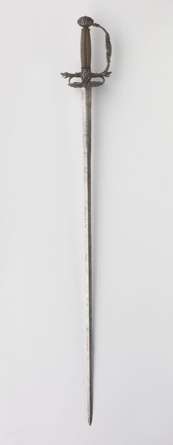 Small-sword with scenes from the Old Testament