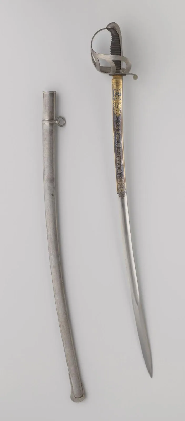 Officierssabel van de cavalerie No. 1 met schede