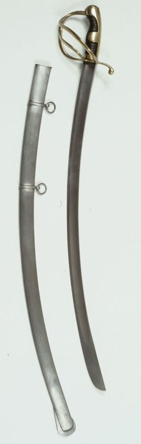 Sabel lichte cavalerie model nr. 3, M.1814 met schede